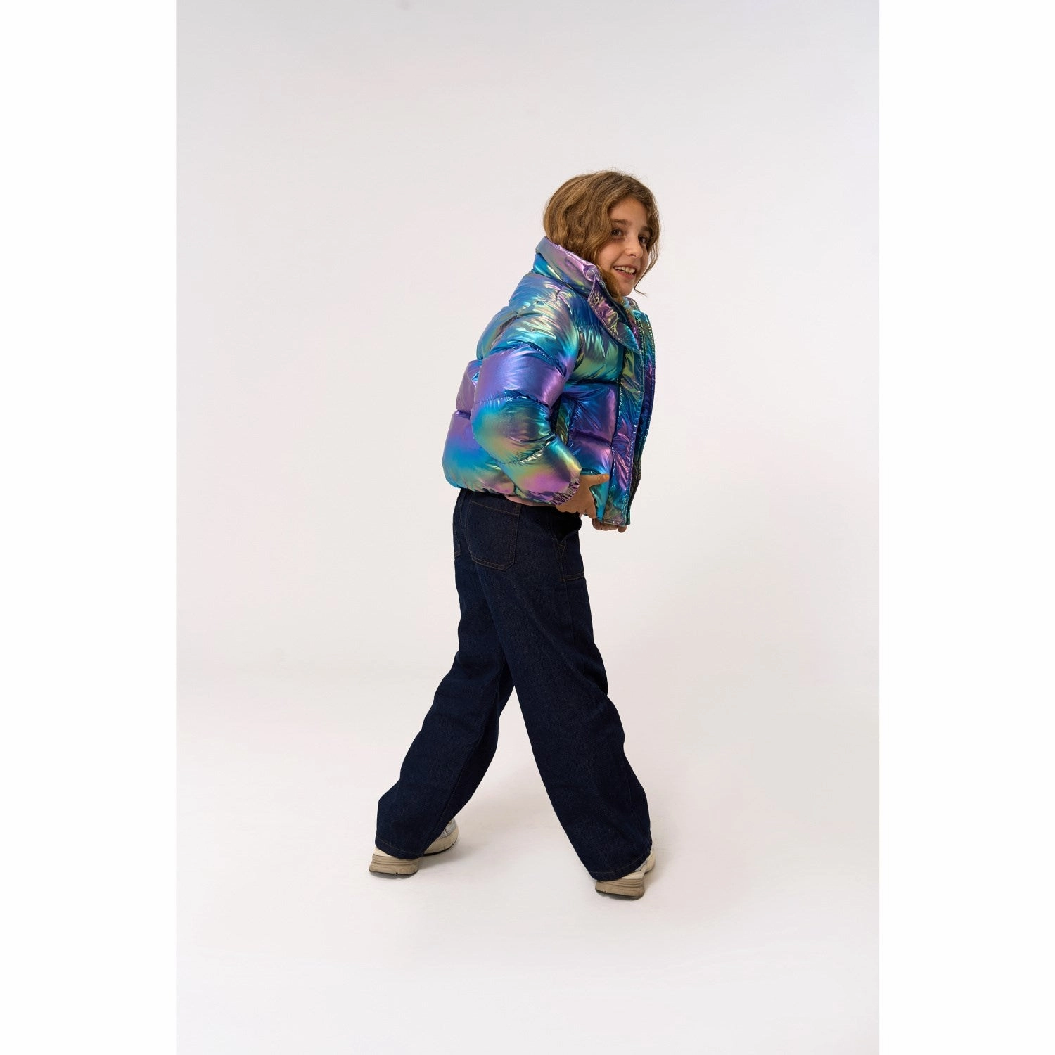 The New Metallic TNParis Jacket SeamlessShoulderPanels Flexible Elasticity