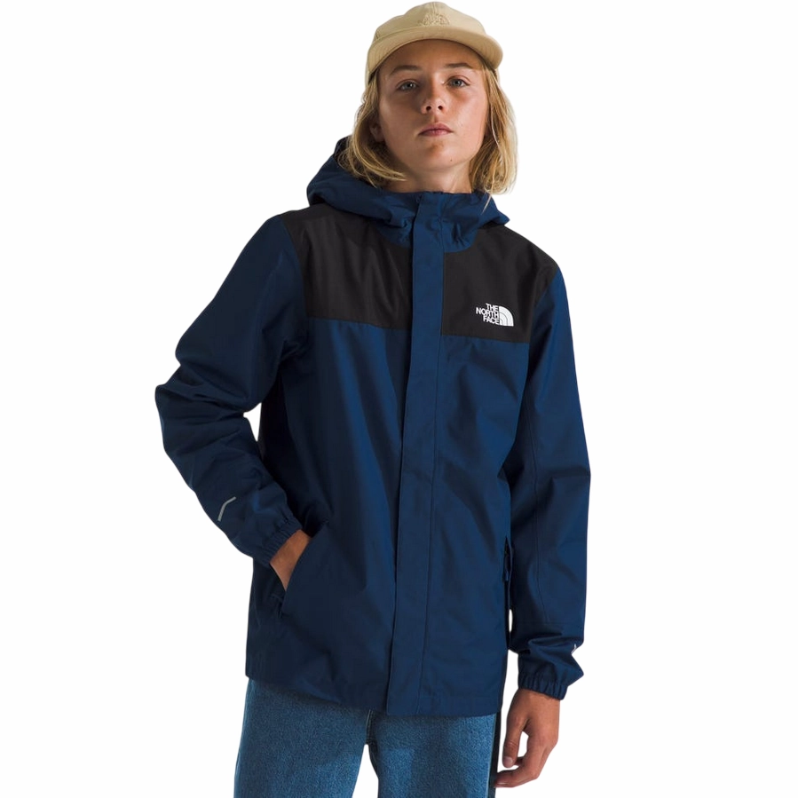 Machine washable Class The North Face gubbino da pioggia junior Antora NF0A8A48D1R blu-nero