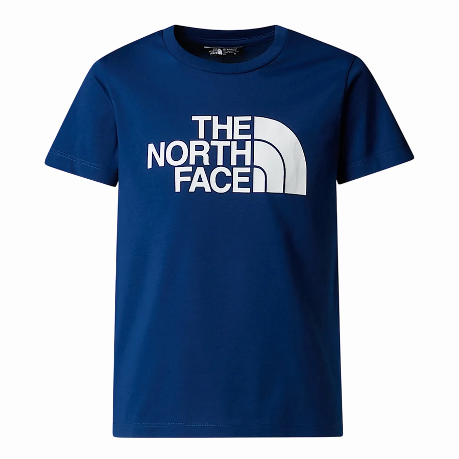 Comfortable texture The North Face maglietta manica corta junior Easy NF0A8DRND1R blu