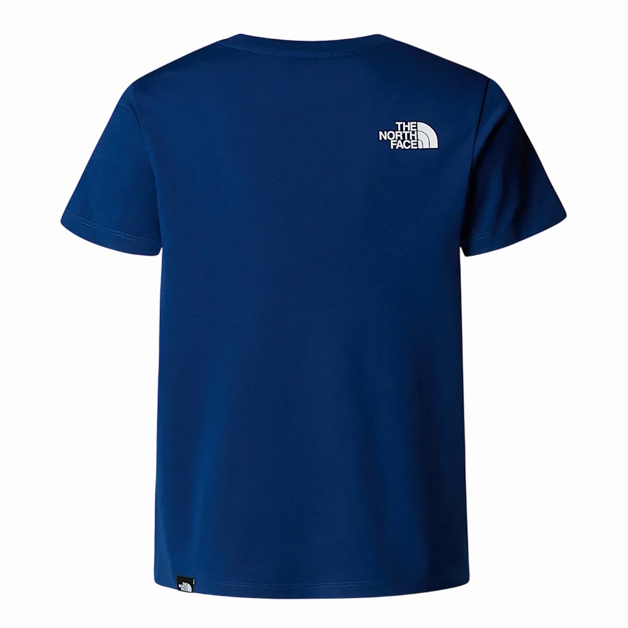 Vintage Look The North Face maglietta manica corta junior Easy NF0A8DRND1R blu