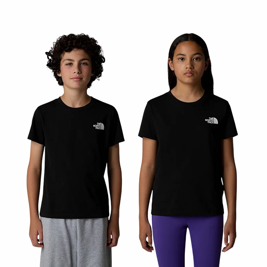 The North Face maglietta manica corta Junior Simple Dome NF0A8DRPJK3 nero Abrasion resistant outdoor concert