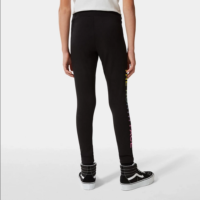 Active Performance SnagFreeFabric The North Face pantalone sportivo da ragazza Legging Graphic NF0A7R1RWZY1 nero multicolore