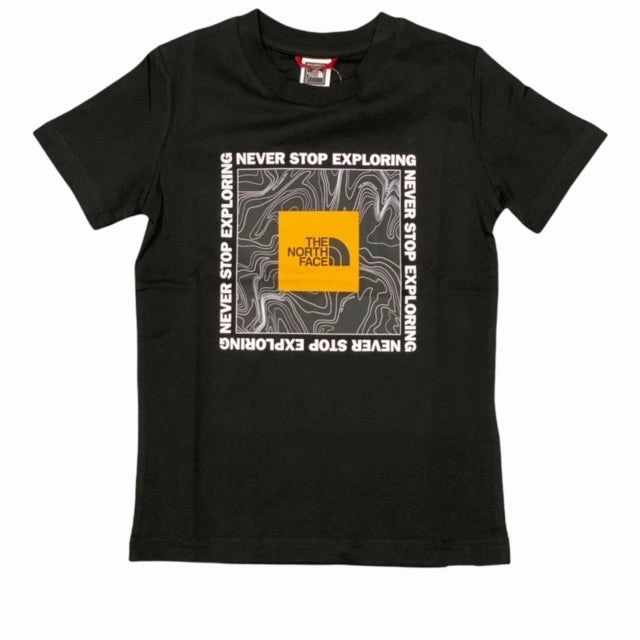 Seasonal Outfit Minimal Comfort Wear The North Face T-shirt Junior S/S Box NF0A3BS2YDD black