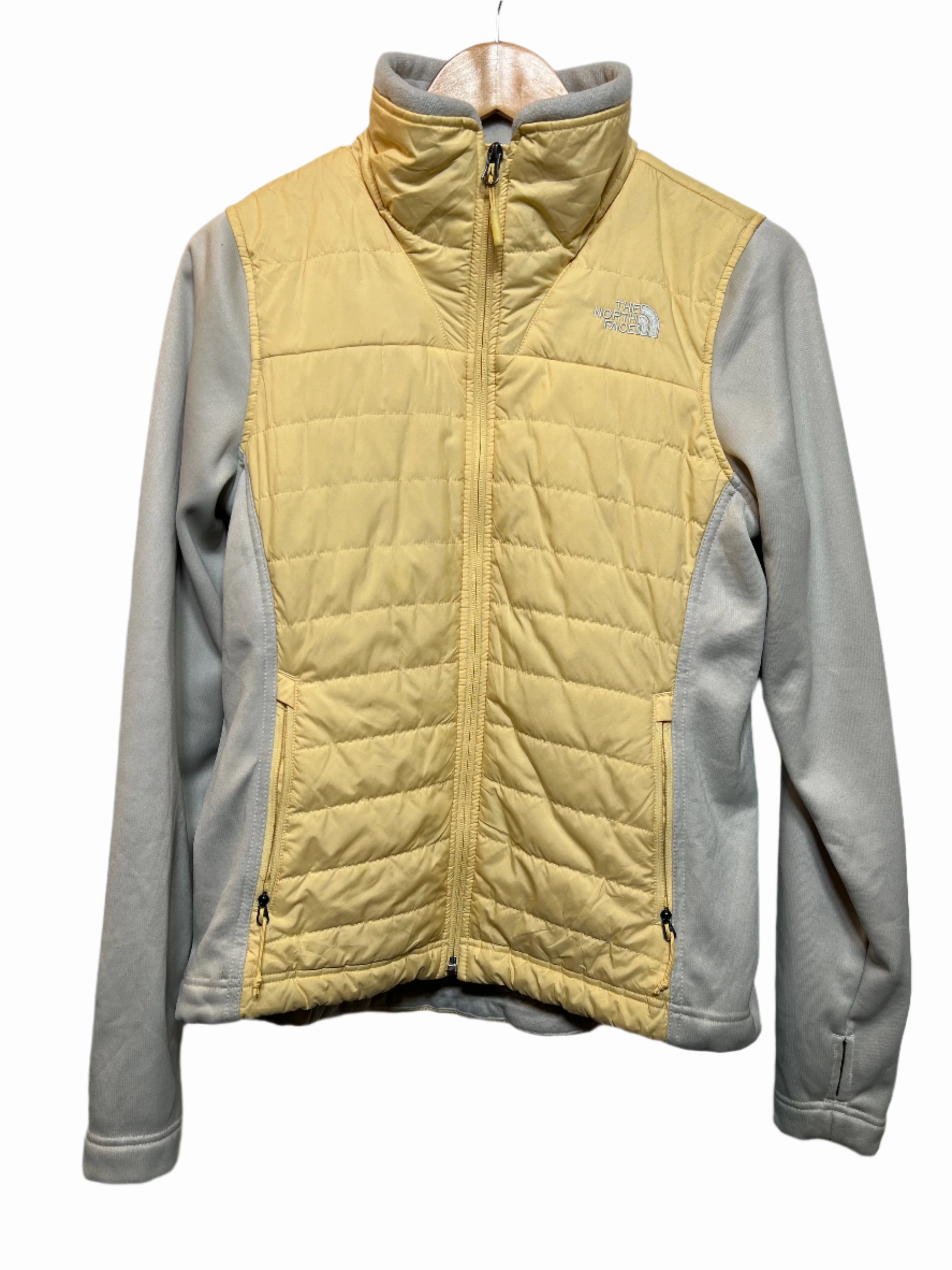 bus ride The North Face Women's Yellow Lightweight Puffer (Size M)