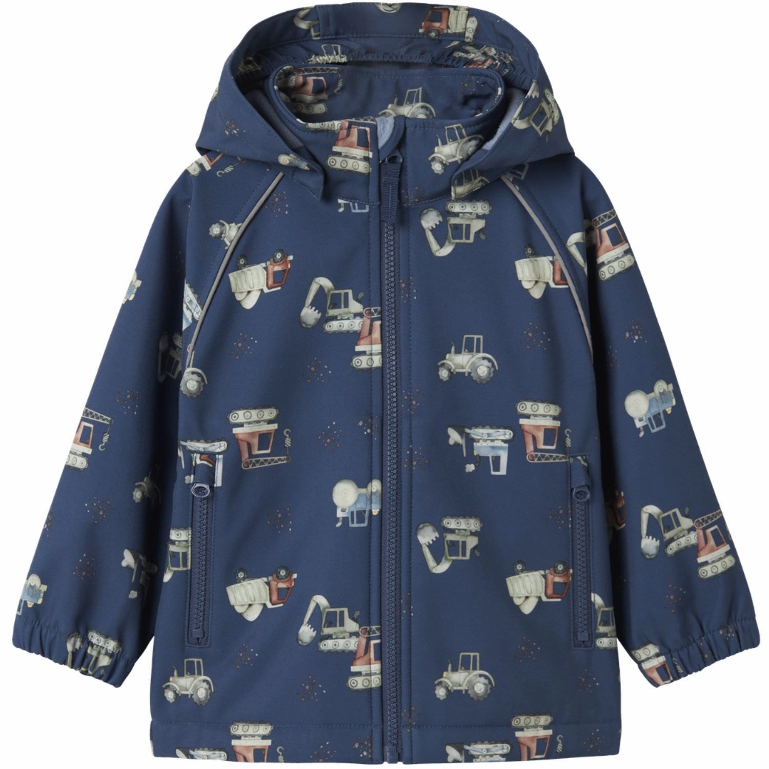 Name It Sargasso Sea Work Alfa08 Softshell Jacket Fo DoubleLayered Collar Lightweight Material