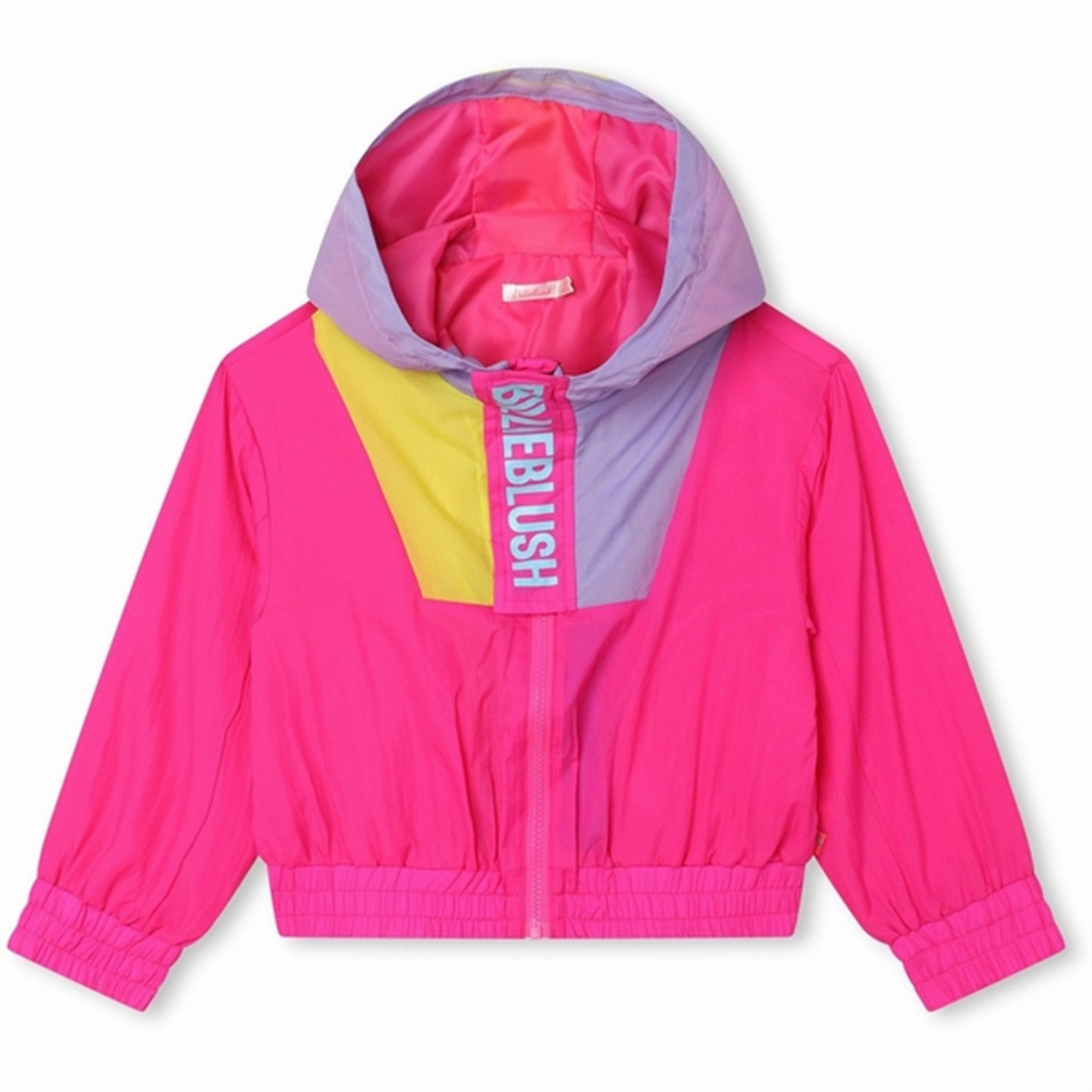 Weight Distribution System Wind Resistant Lining Billieblush Malabar Fluorescent Hooded Windbreaker