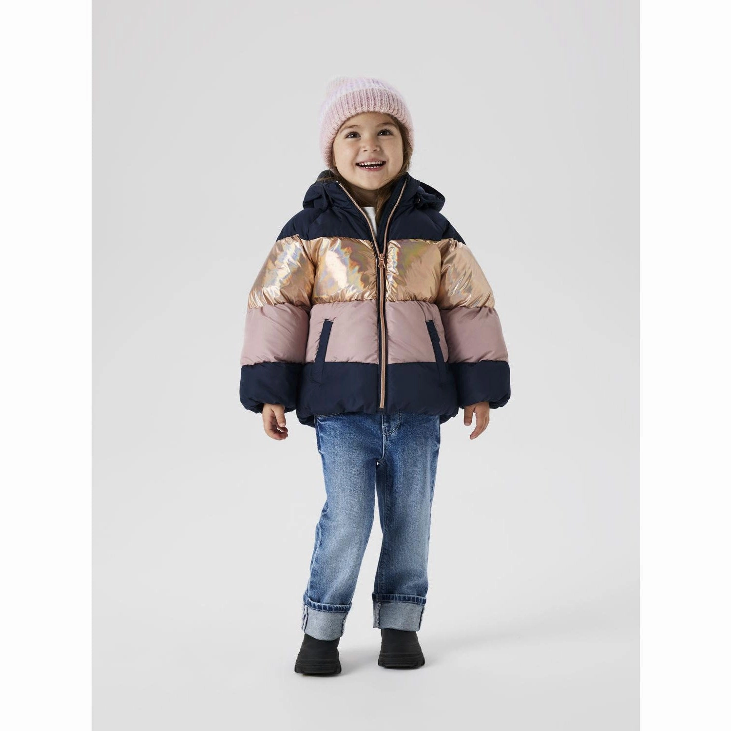 Essential Style Name It Dark Sapphire Nmfmille Puffer Jacket1