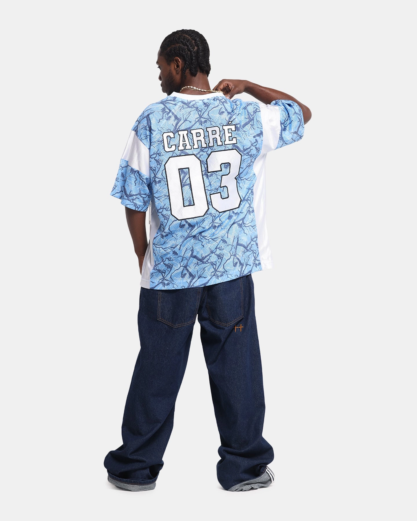 Carre Outlaw Jersey Light Blue Real Tree Stretch performance