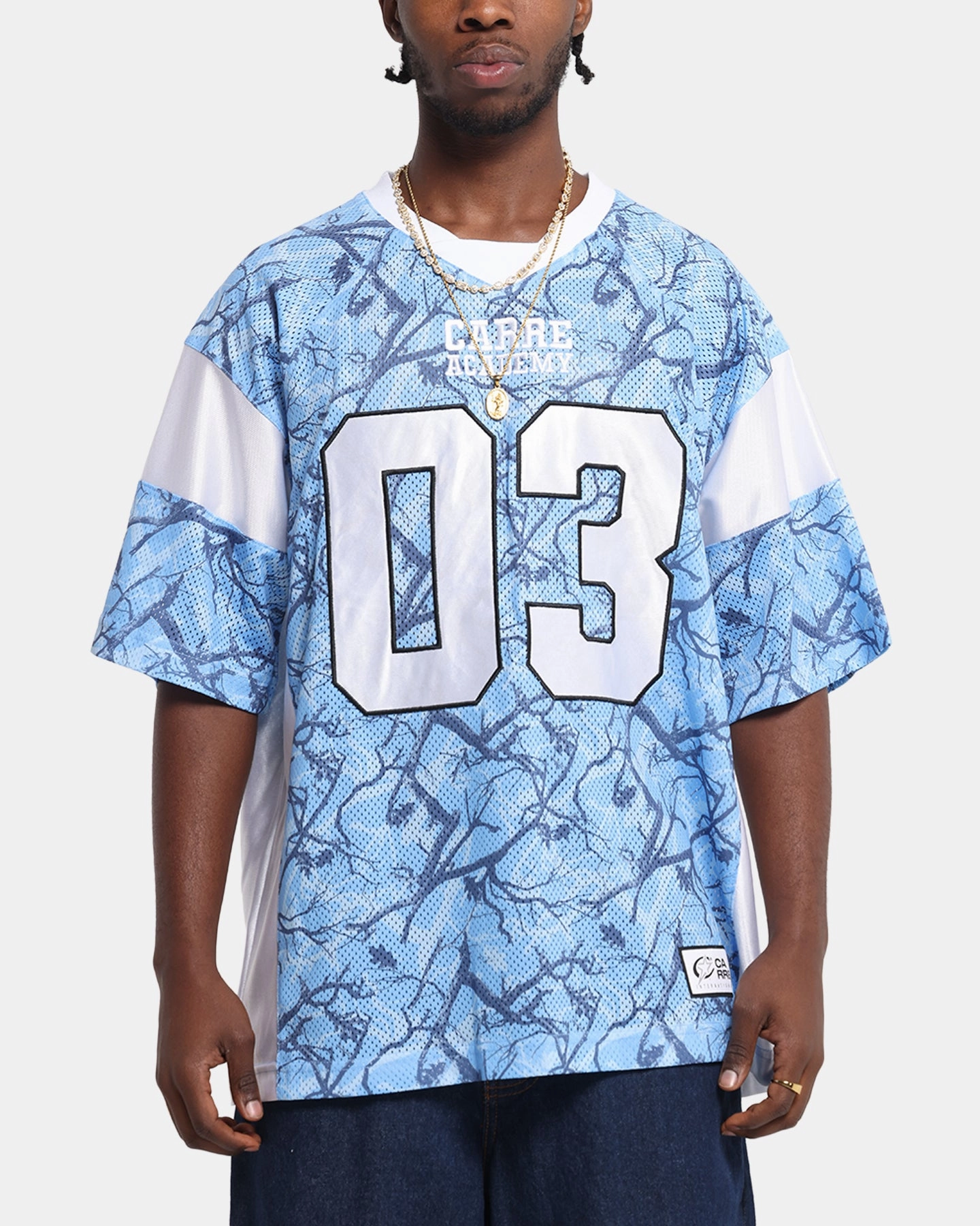Carre Outlaw Jersey Light Blue Real Tree Compact Yarn Durability