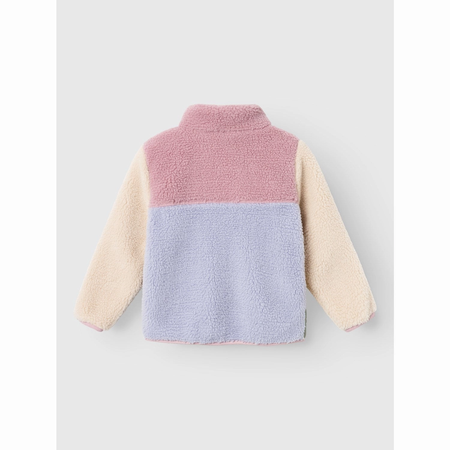 Name It Icelandic Blue Monica Teddy Jacket Quick Pull Zipper All Season Adaptability