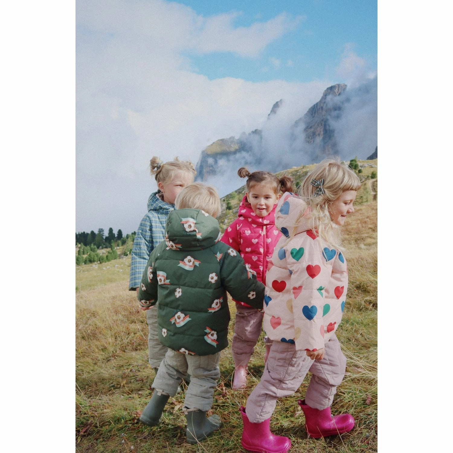 Tear Resistant Panels AntiPilling Finish Konges Sl?jd Coeur Rose Color?? Nuka Jacket Grs