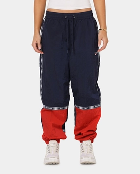 Reebok Colour Block Joggers Navy/Red Durable Comfort Easy Stretch Fit
