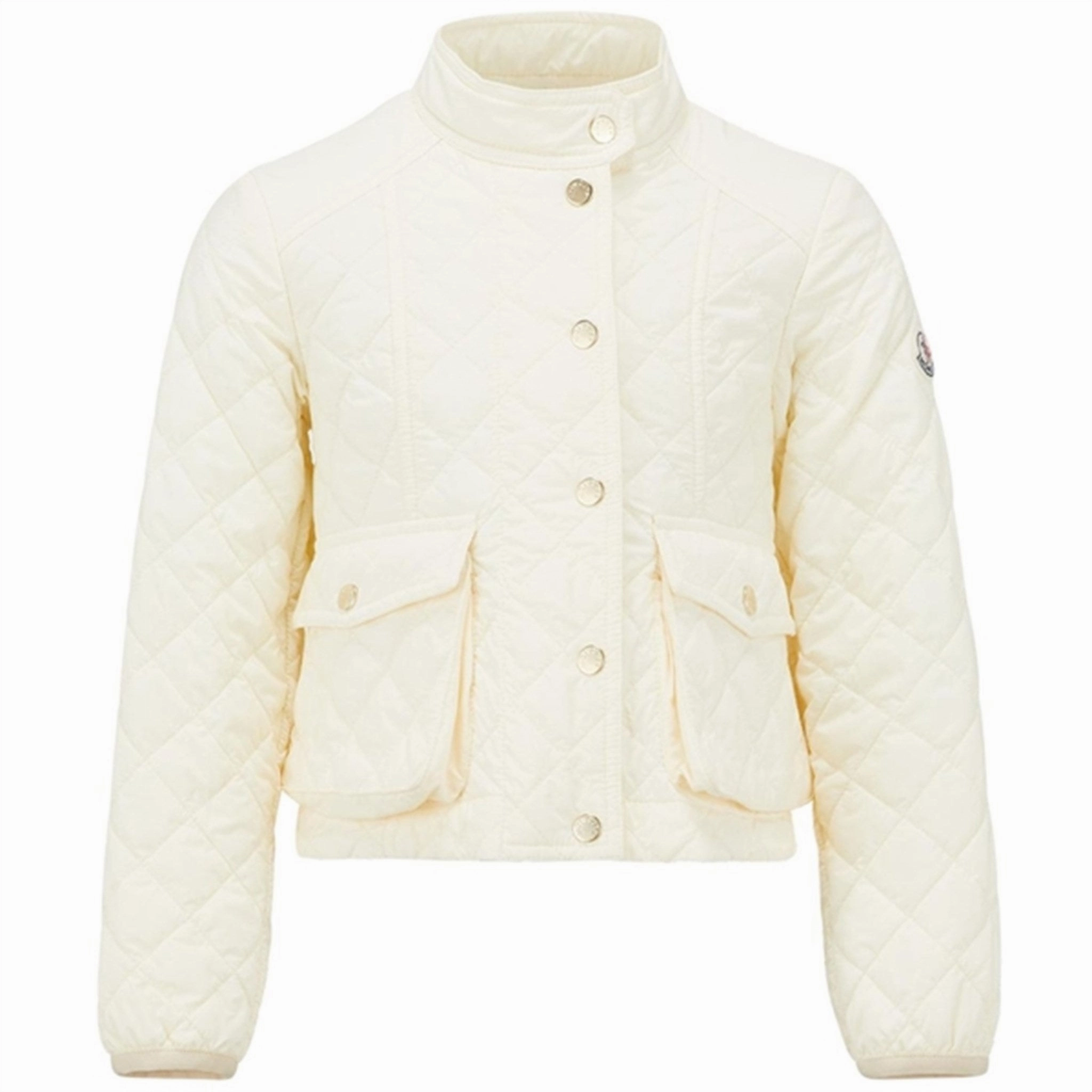 LowProfileStitching Moncler Kamaria Jacket Cream
