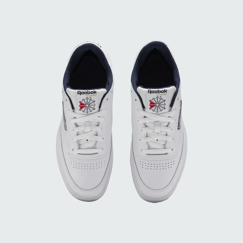Ultra Durable Tread Pattern Dynamic Stability Web Reebok Classic Club C 85 Unisex Trainers White AR0457