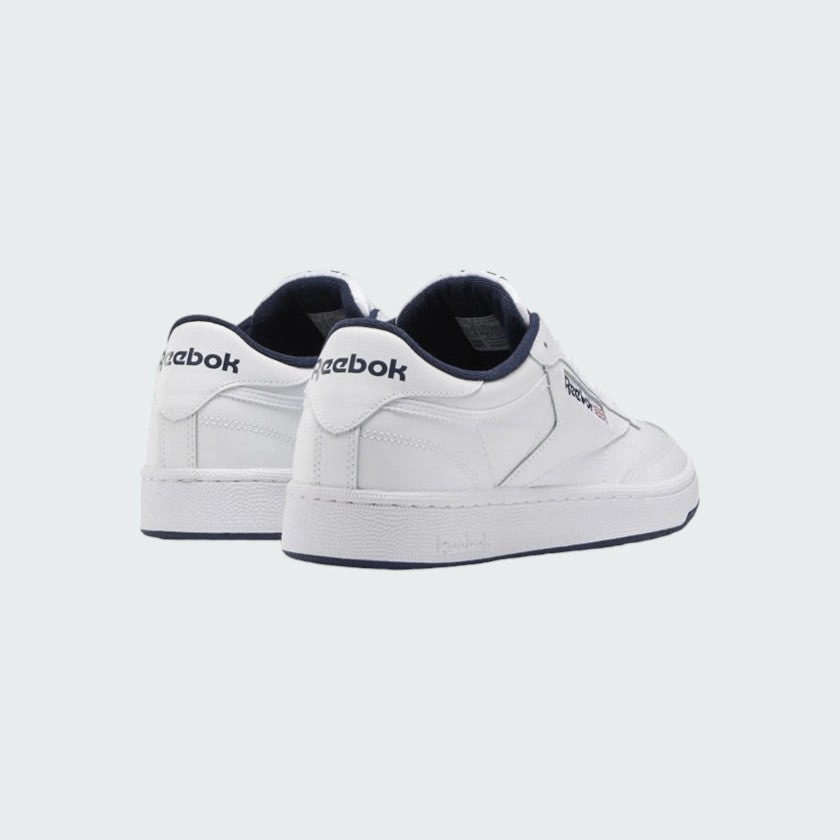 Reebok Classic Club C 85 Unisex Trainers White AR0457 Perforated Tongue
