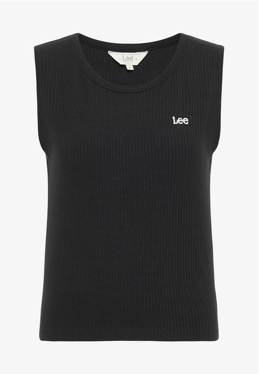 Lee Canotta da donna Cropped Crew Tank LQ24WK01 black basic technology