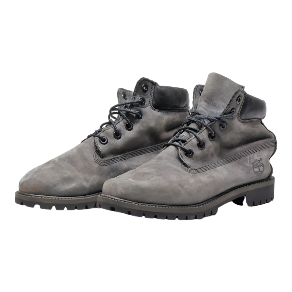 TIMBERLAND Chukka Boots Grey Leather Womens UK 8