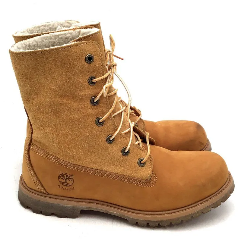 Timberland Women's 8329R Brown Combat Boots - Size 9.5M