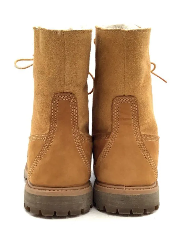 Timberland Women's 8329R Brown Combat Boots - Size 9.5M