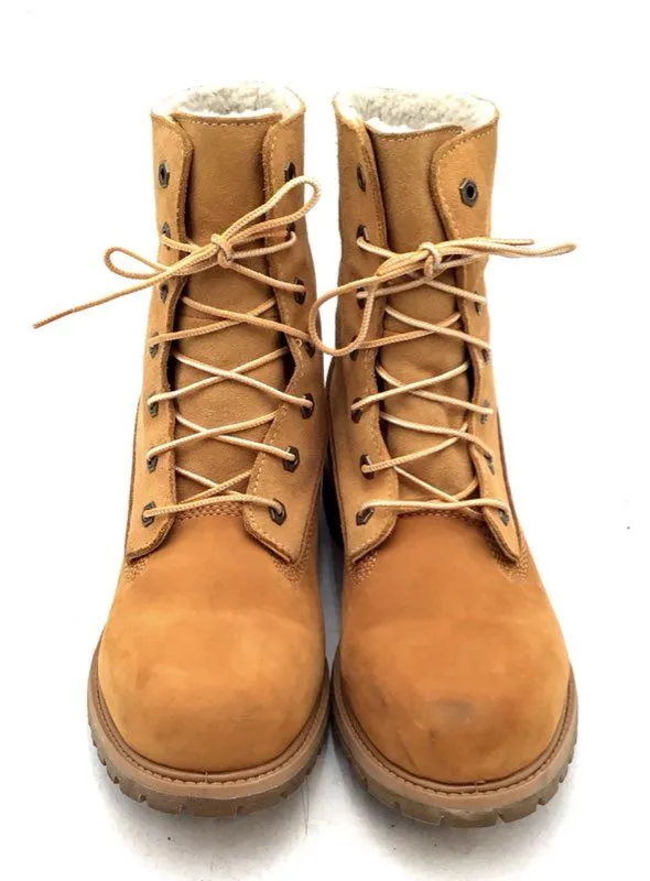 Timberland Women's 8329R Brown Combat Boots - Size 9.5M
