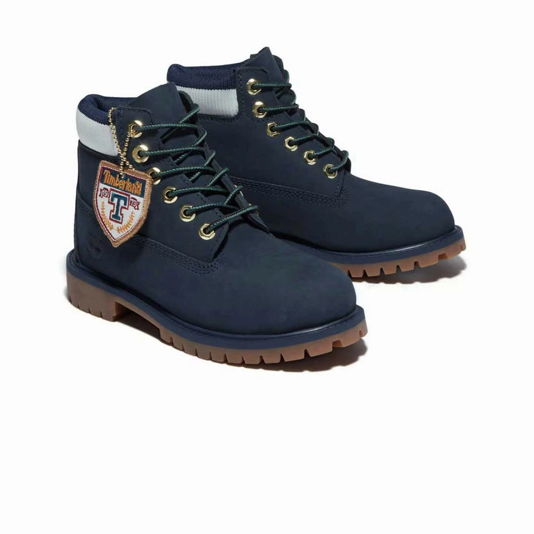 Reinforced Heel Cap Ergo Touch Timberland - Kids' (Junior) 6 Inch Premium Waterproof Boots (0A2FP5)