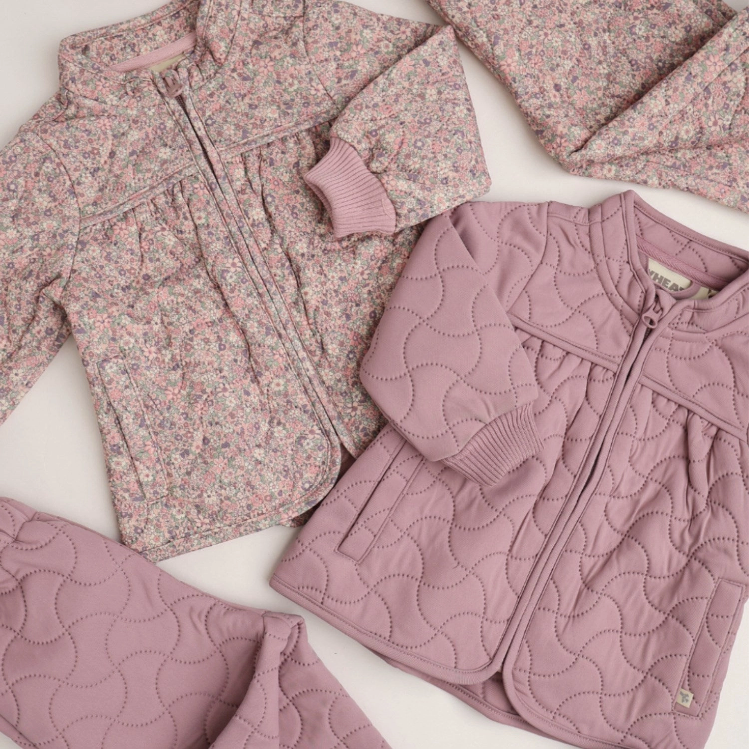 Laser Cut Airflow Vents Wheat Powder Flower Meadow Thermo Jacket Tilde