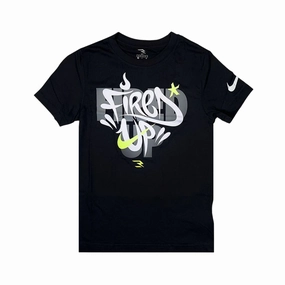 Cool Design Nike maglietta manica corta junior Fired up Graffiti 9Q1103-023 nero - Streetwear e Sport