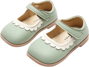 Toddler Casual Shoes Summer and Autumn Girls Boots Cute Flat Solid Color Lace Hook Loop Casual Comfortable Shoes