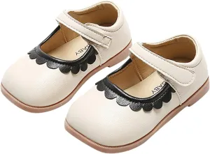 Toddler Casual Shoes Summer and Autumn Girls Boots Cute Flat Solid Color Lace Hook Loop Casual Comfortable Shoes