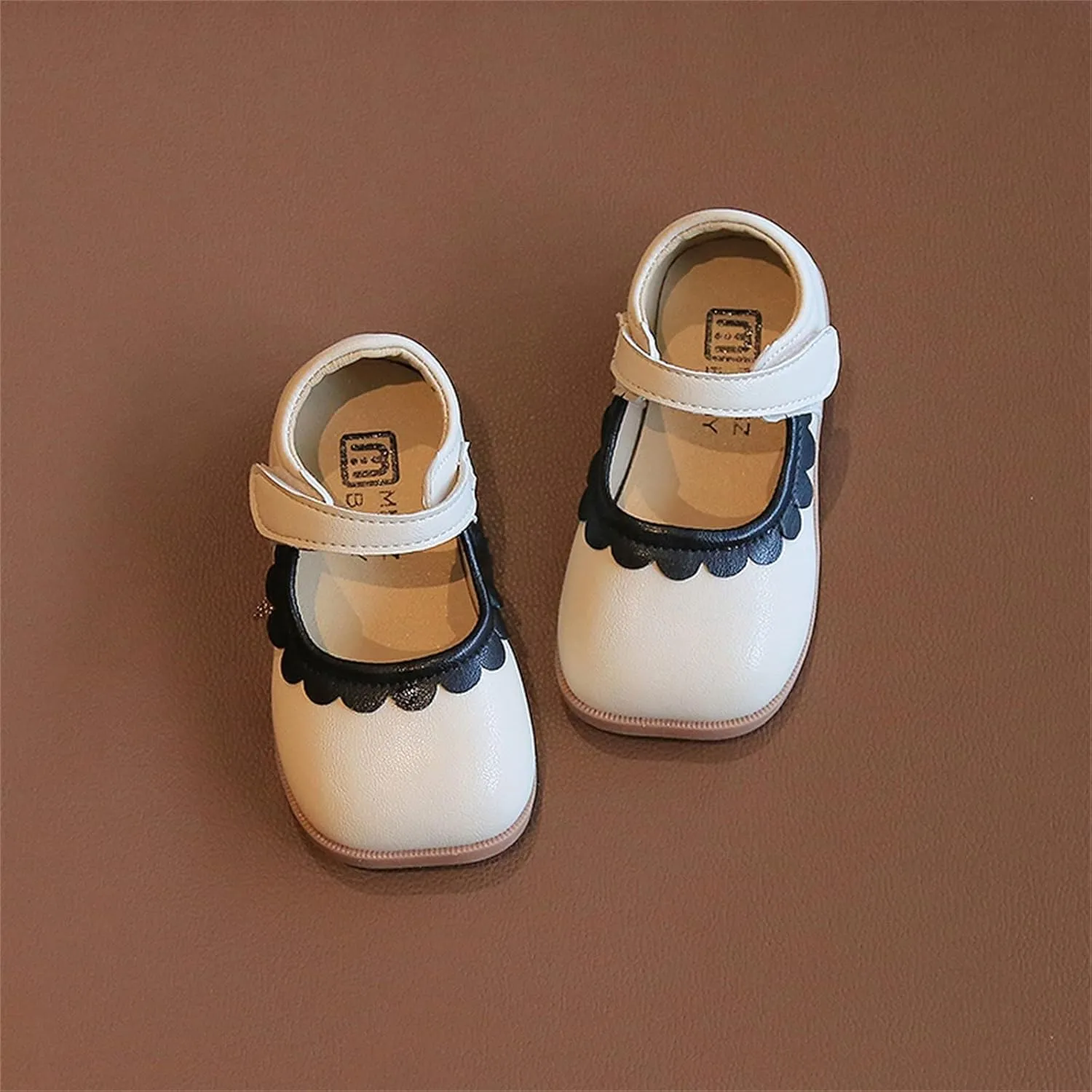 Toddler Casual Shoes Summer and Autumn Girls Boots Cute Flat Solid Color Lace Hook Loop Casual Comfortable Shoes