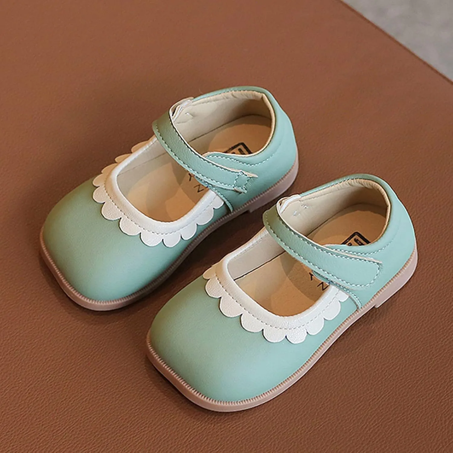 Toddler Casual Shoes Summer and Autumn Girls Boots Cute Flat Solid Color Lace Hook Loop Casual Comfortable Shoes