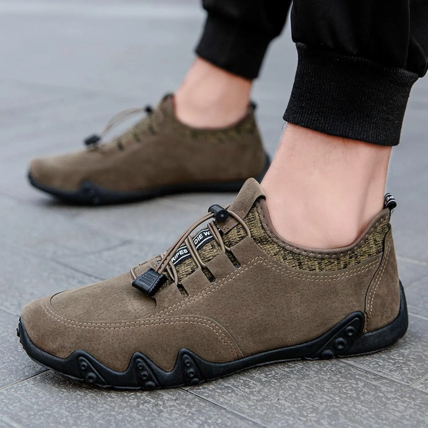 Toe Bottom Soft Fashion Shoes Breathable Lace Up Men Round Casual Sport Sneaker Men Shoes