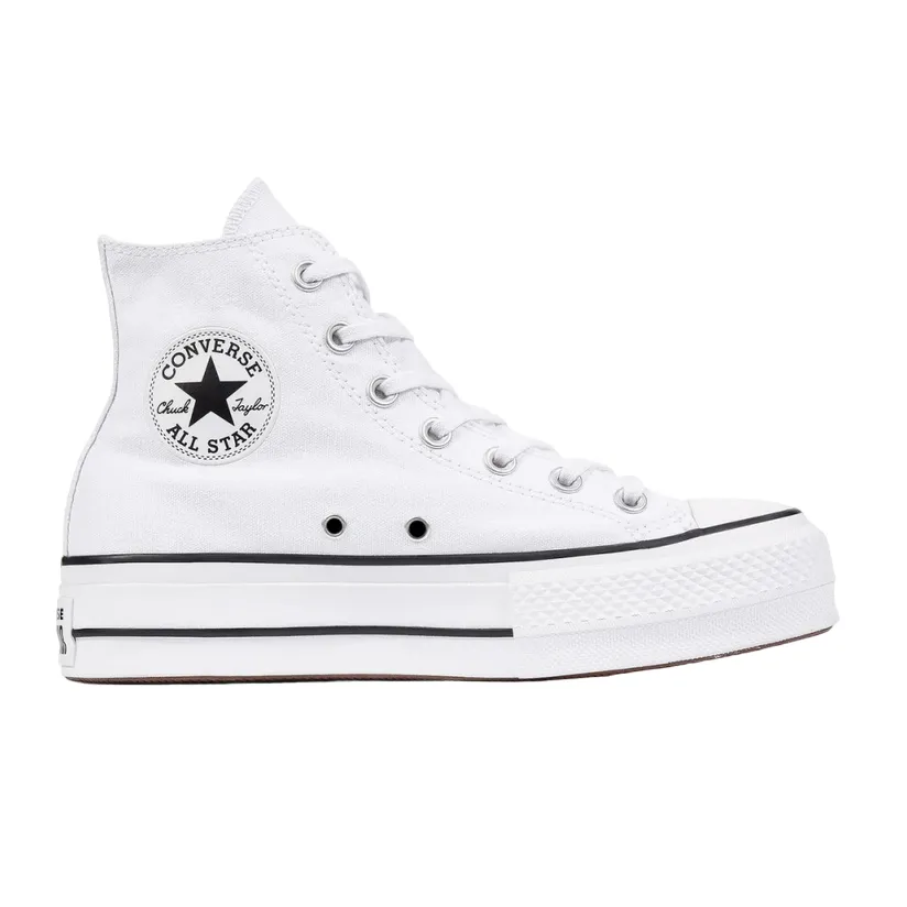 Converse scarpa sneakers in tela da donna con zeppa Chuck Taylor All Star LIFT 560846C bianco Lightweight Protective Overlays running in the morning shoes