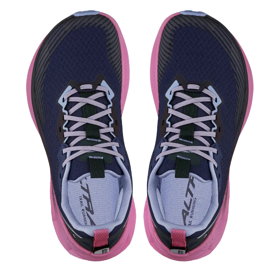 Altra Women's Experience Wild 2 Trail Running Shoes in Navy/Black AW25 Outfit Match Wireless Lacing Tech