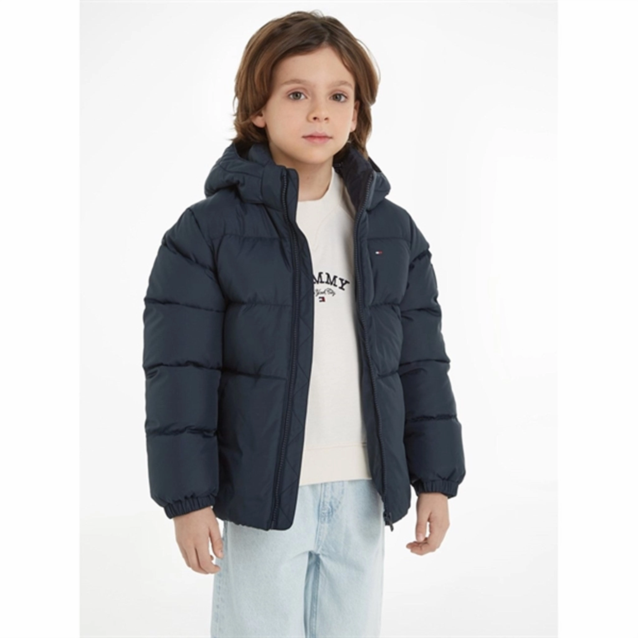 Tommy Hilfiger Essential Down Jacket Desert Sky Breathable fabric