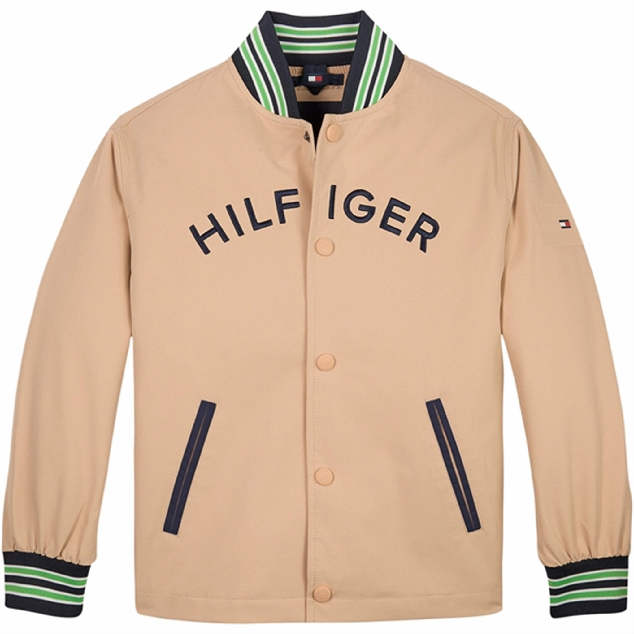 Stain Resistant Material Tommy Hilfiger Hilfiger Arched Bomber Jacket Trench