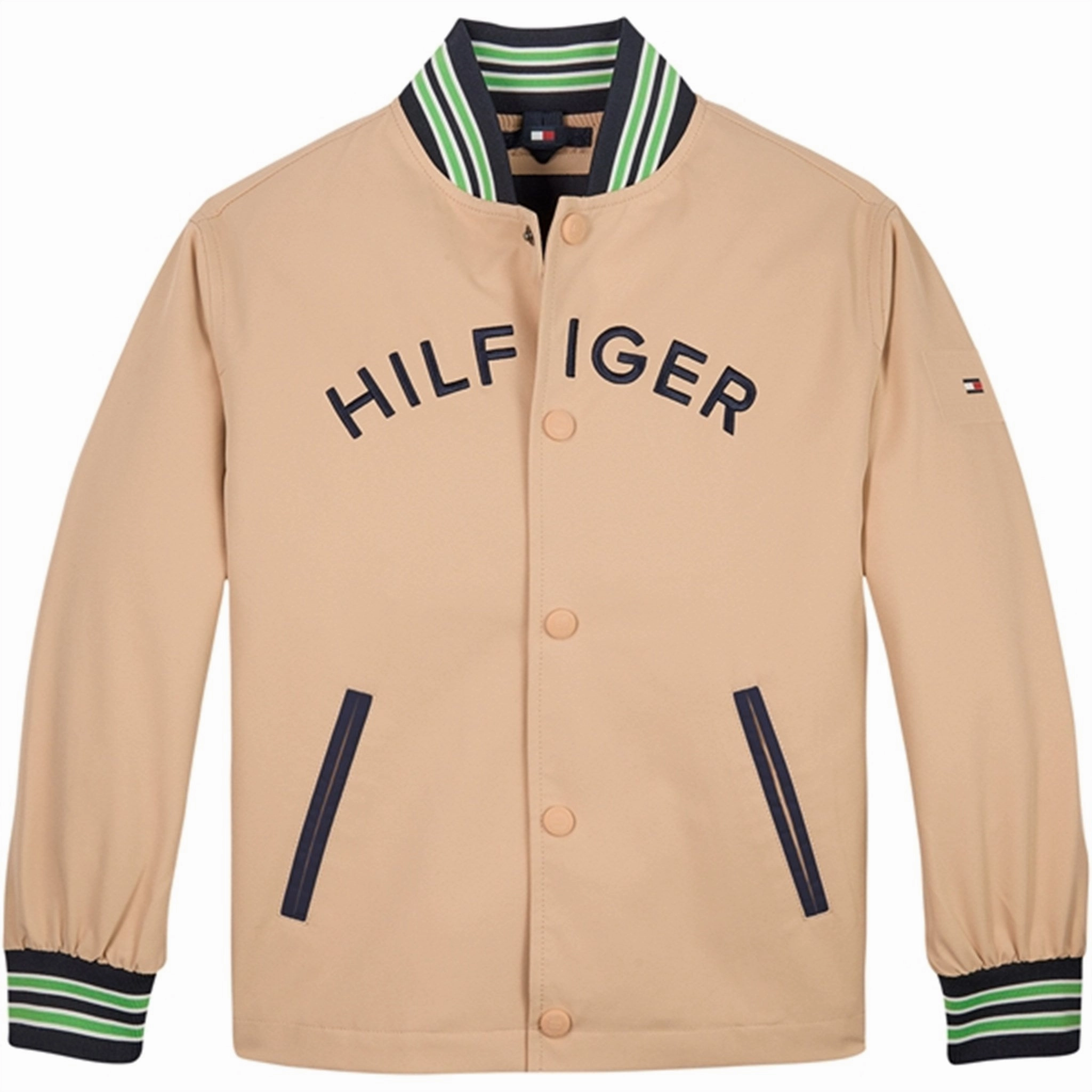 Tommy Hilfiger Hilfiger Arched Bomber Jacket Trench Compact Packable Classic Fit