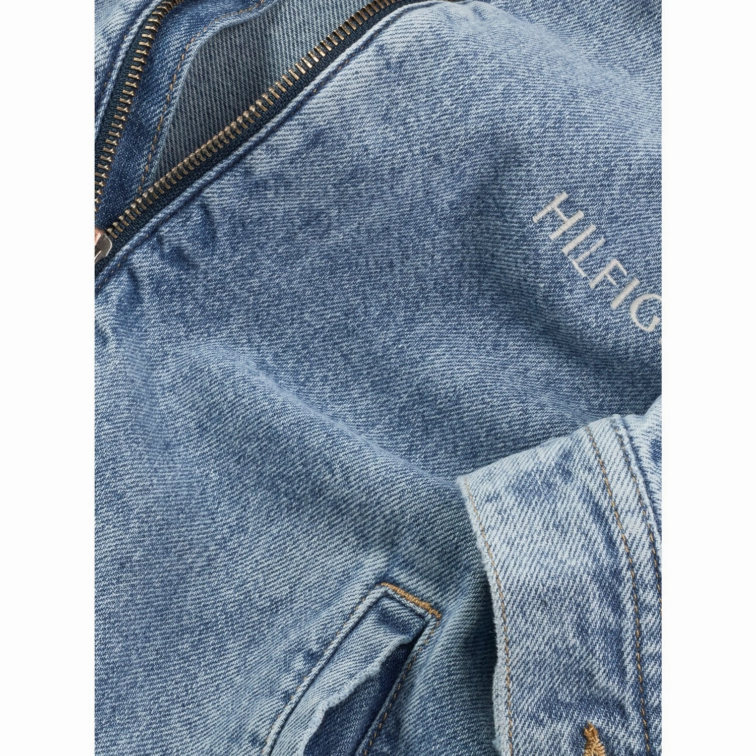Tommy Hilfiger Random Ivy Relaxed Denim Jacket Recycled Material All Seasons