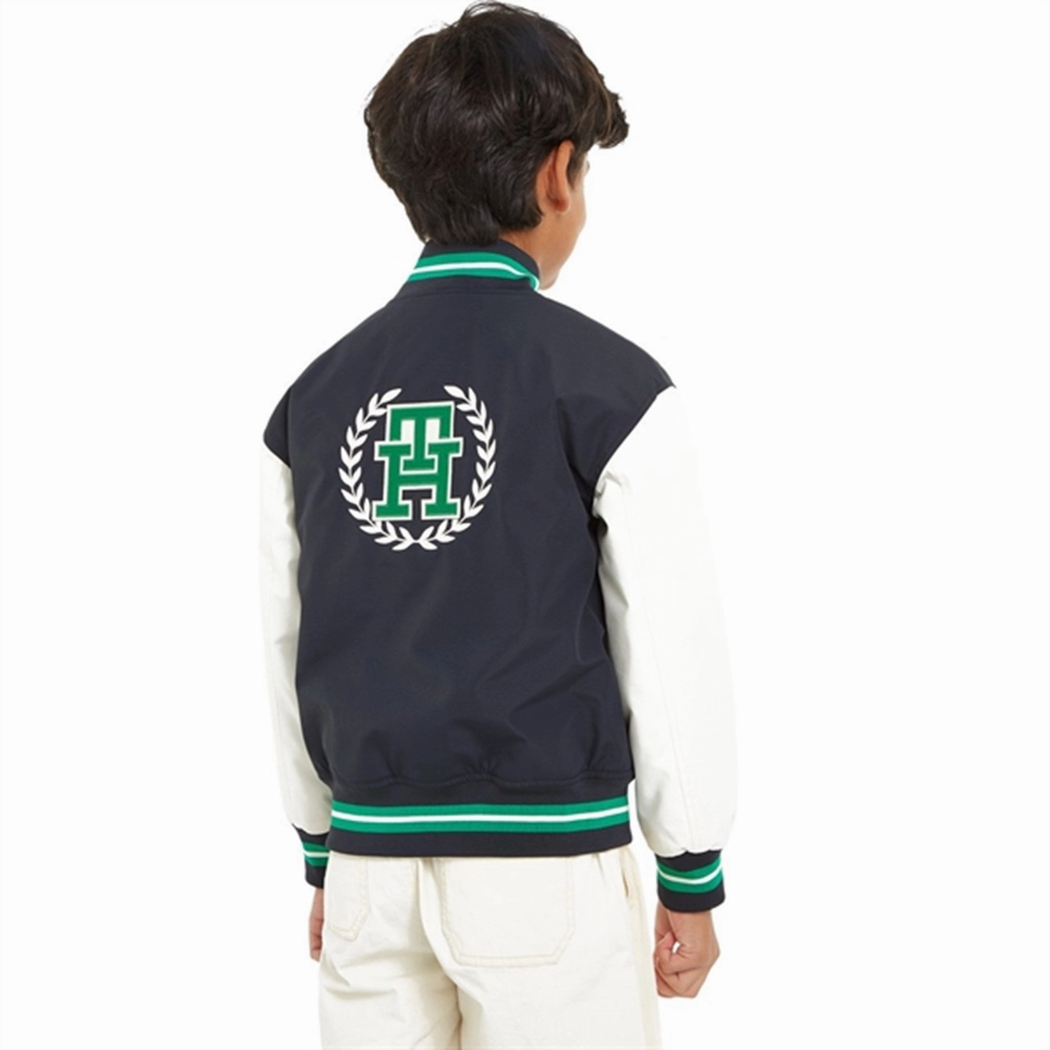 Casual Feel ThermalInsulation Tommy Hilfiger Varsity Jacket Desert Sky