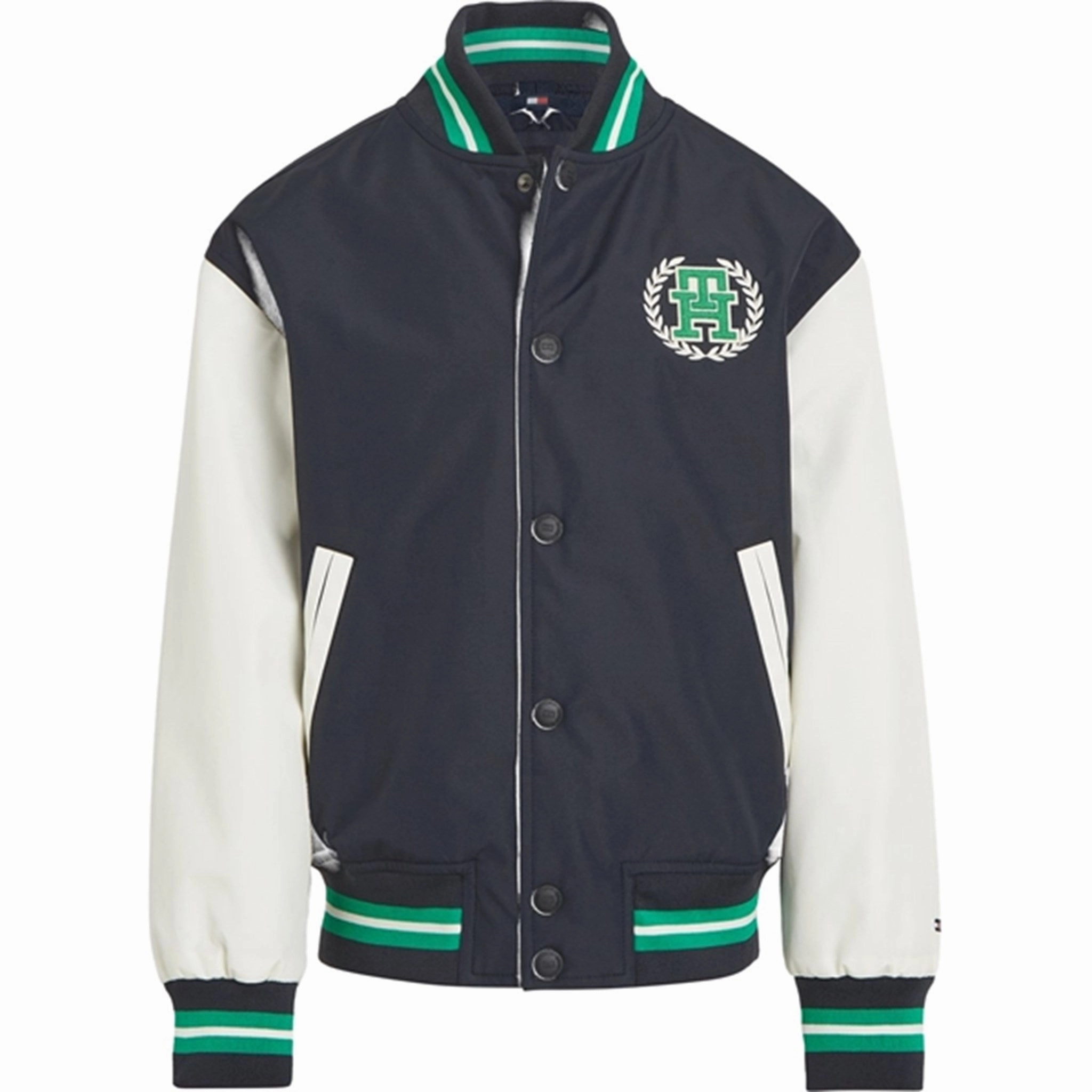 Tommy Hilfiger Varsity Jacket Desert Sky Compression Fit Technology