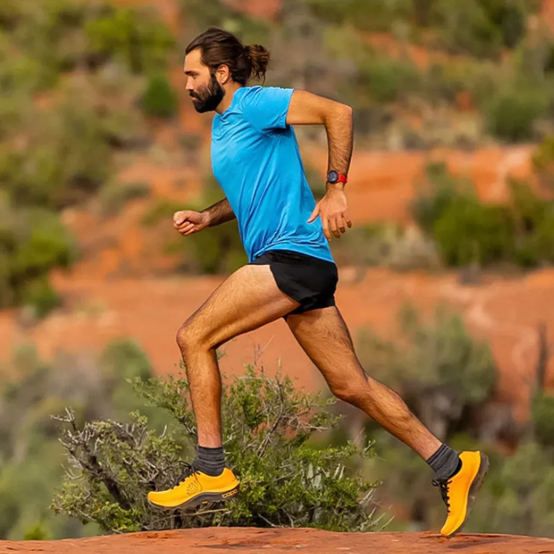 Topo Athletic - MTN Racer 3 - Blue/Orange - Men's