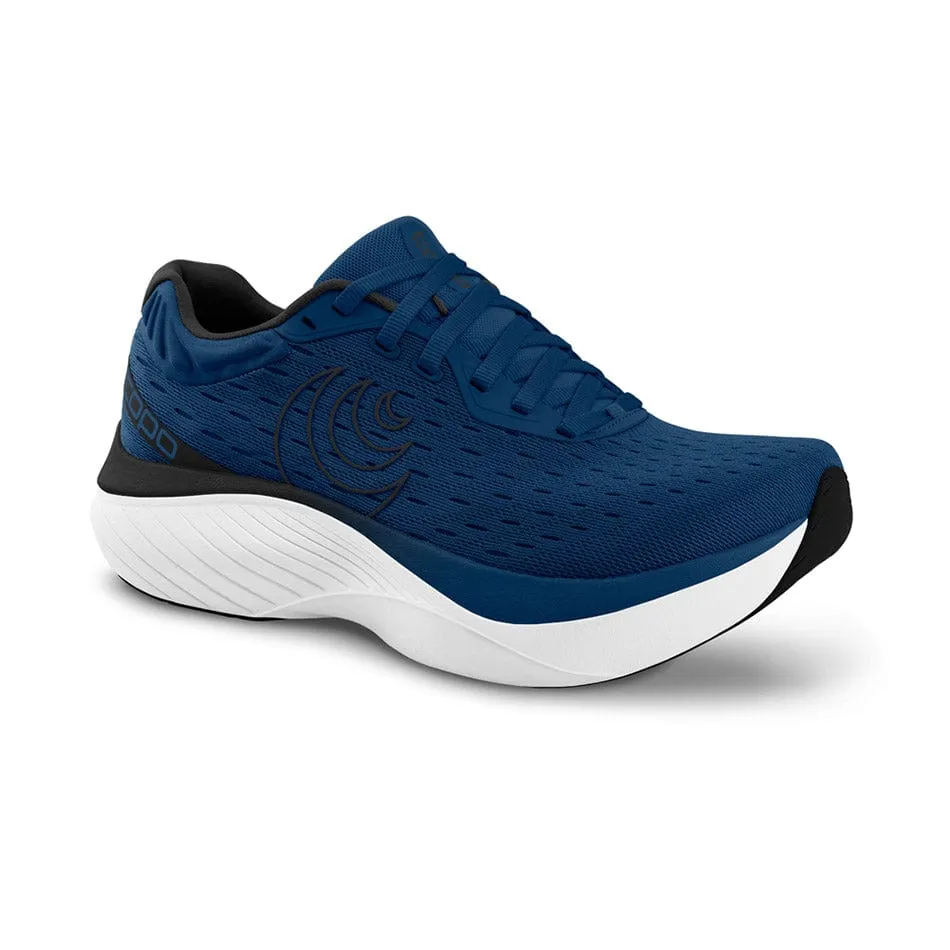Anatomical Heel Cup Topo Atmos Men's Running Shoes Navy/White AW24