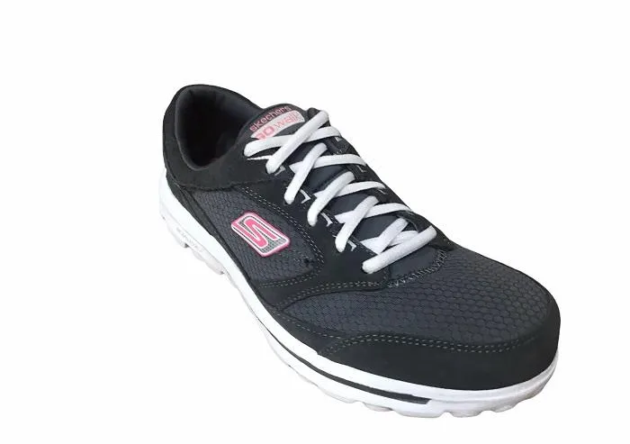 amateur athlete shoes Ventilation Perforations Skechers scarpa sneakers da donna Go Walk Action 1366CC8/CL grigio