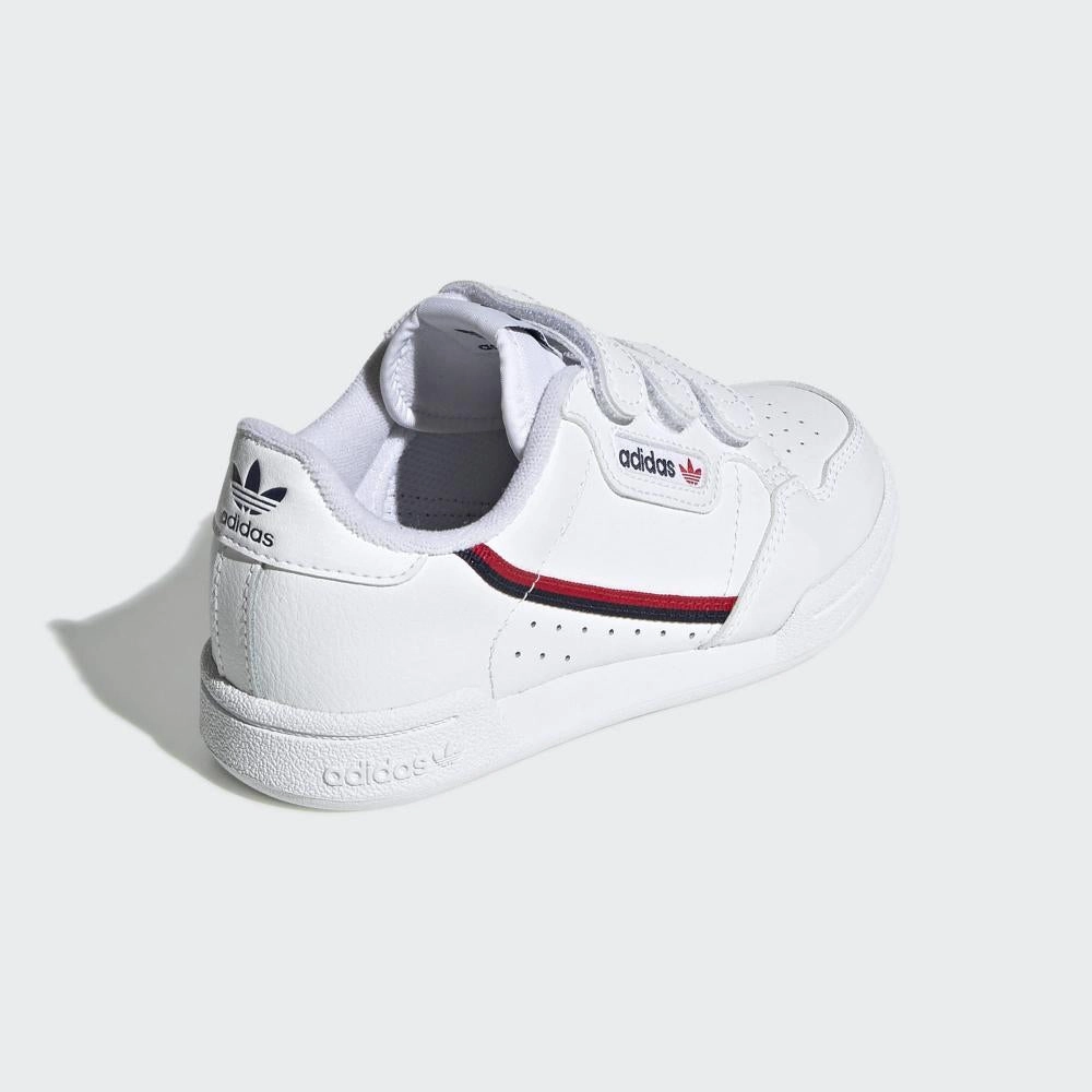 Bright Colors Adidas Originals sneakers da ragazzo  Continental 80 CF C EH3222 bianco rosso blu