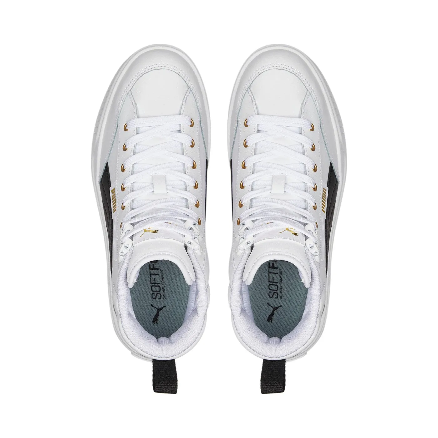 moisture - wicking running footwear Sandals Puma scarpa sneakers da donna alta con zeppa Karmen Mid 385857 03 bianco nero