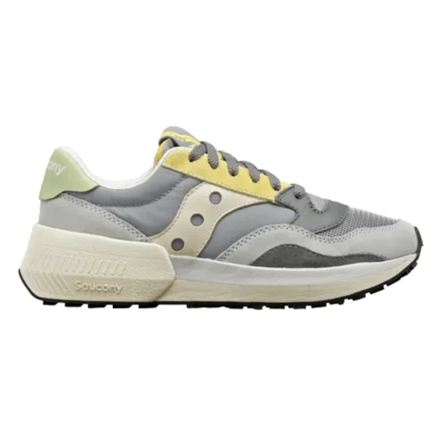 Footbed contour Saucony Originals scarpa sneakers da donna Jazz NXT S60790-5 grigio-giallo