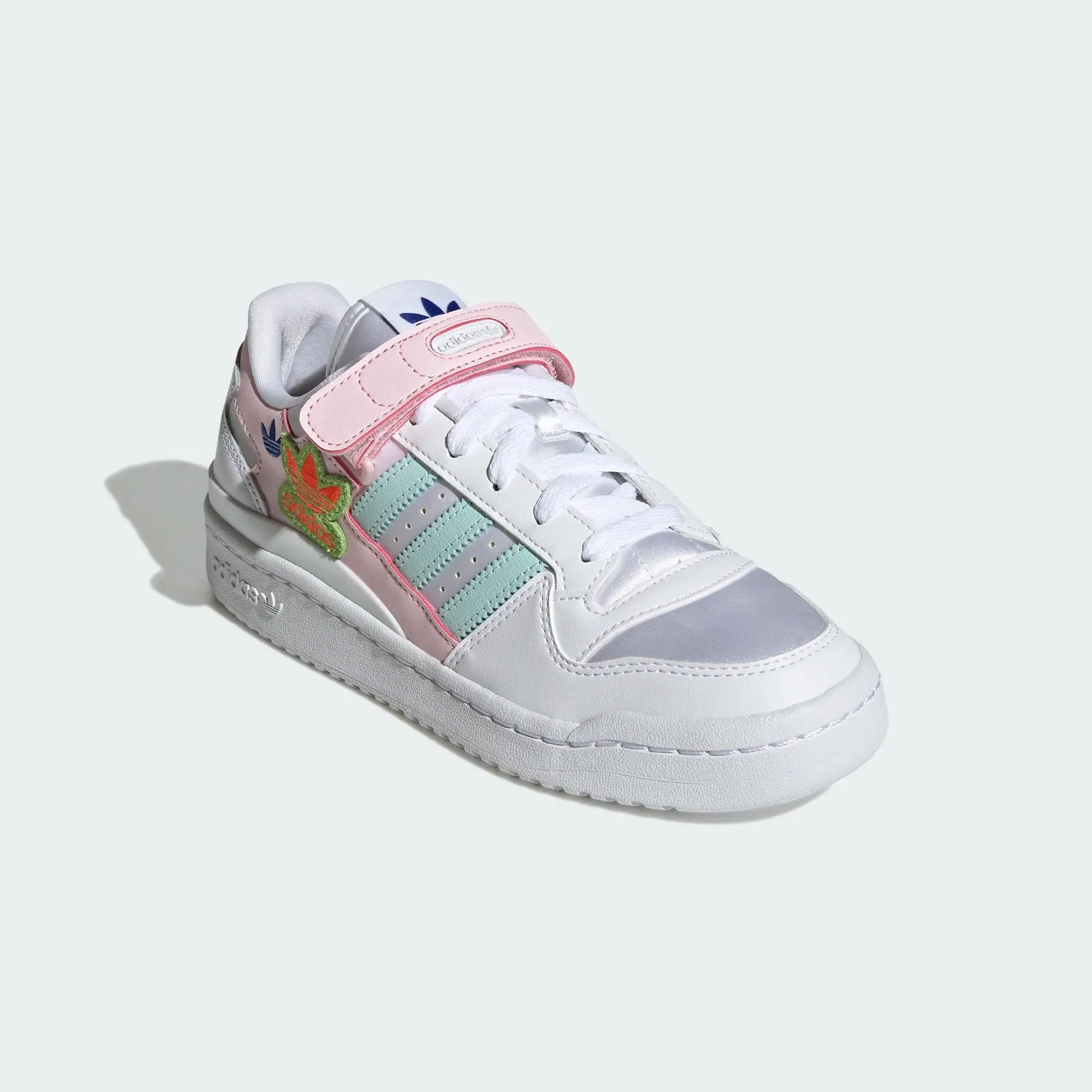 Adidas Women's Forum Low Trainers H05118 Flexible Groove Construction breathable running shoes