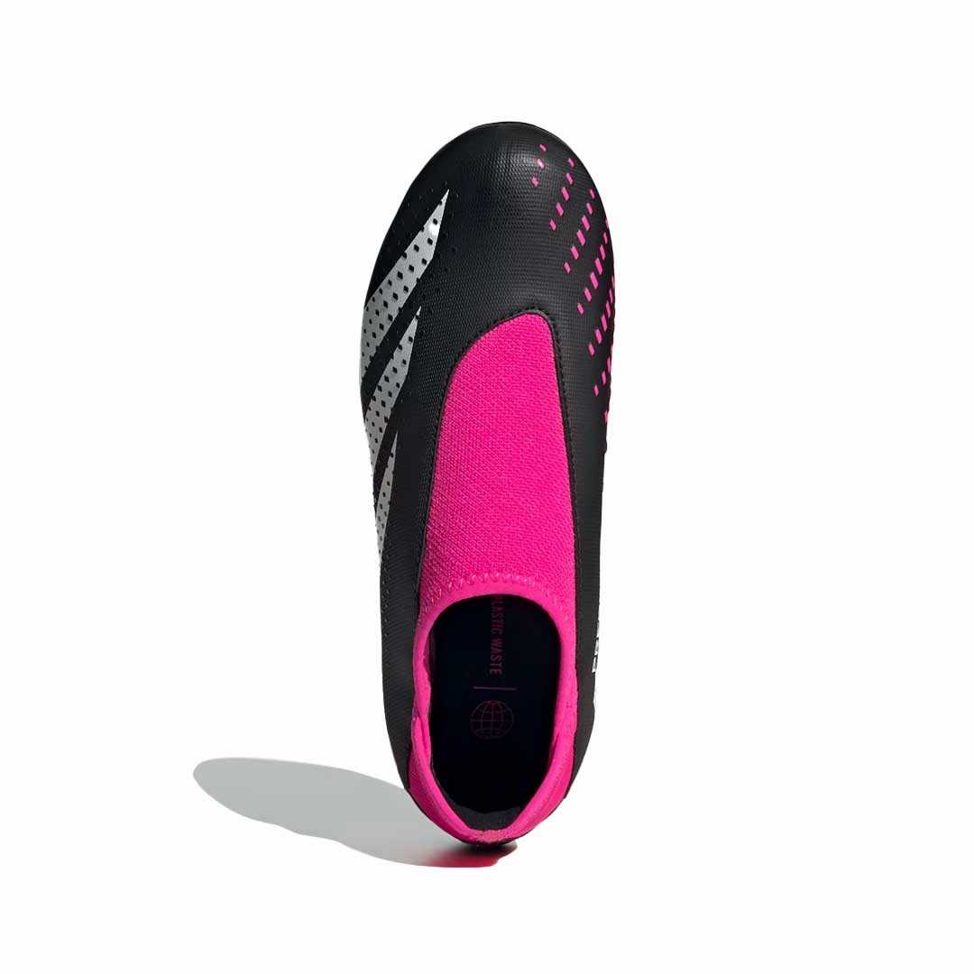 Fashion-Forward Look Walk Balance adidas - Kids' (Junior) Predator Accuracy.3 Laceless Firm Ground Cleats (GW4606)