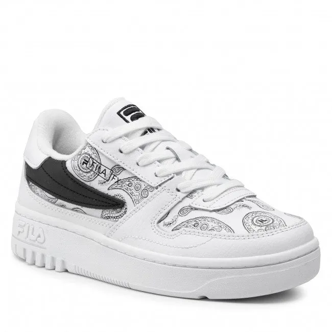 Fila scarpa sneakers da donna FXVentuno L Low 1011170.90T bianco-nero Washable running on a track oval
