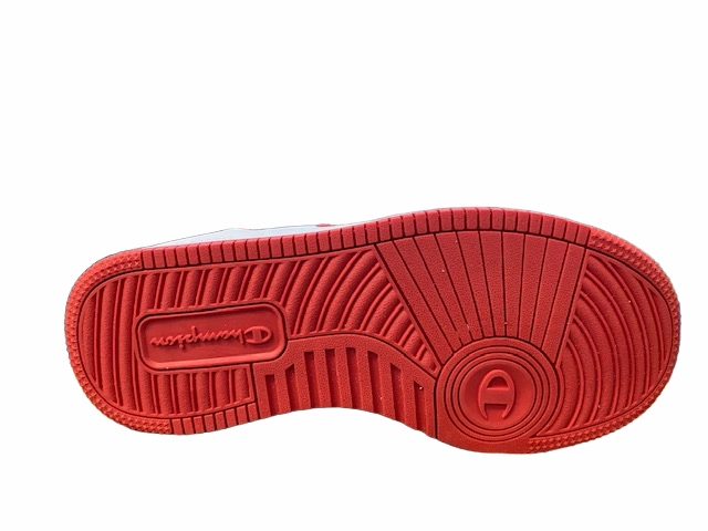 3D Molded running in the city Champion Scarpa alta da ragazzo con laccio e strappo Rebound 2.0 Mid GS S32413 KK003 black-navy-red